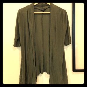 Express women’s olive green cardigan xs